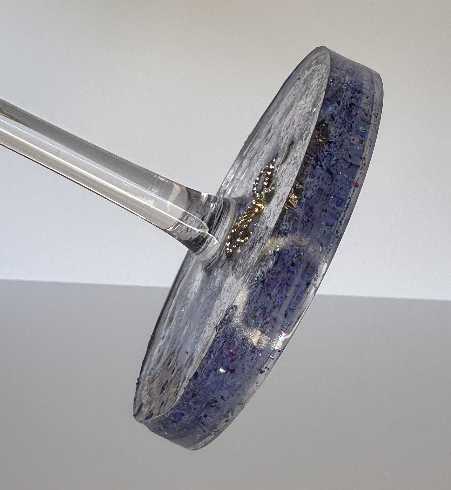 0021 Wine glass 0021 bow in purple