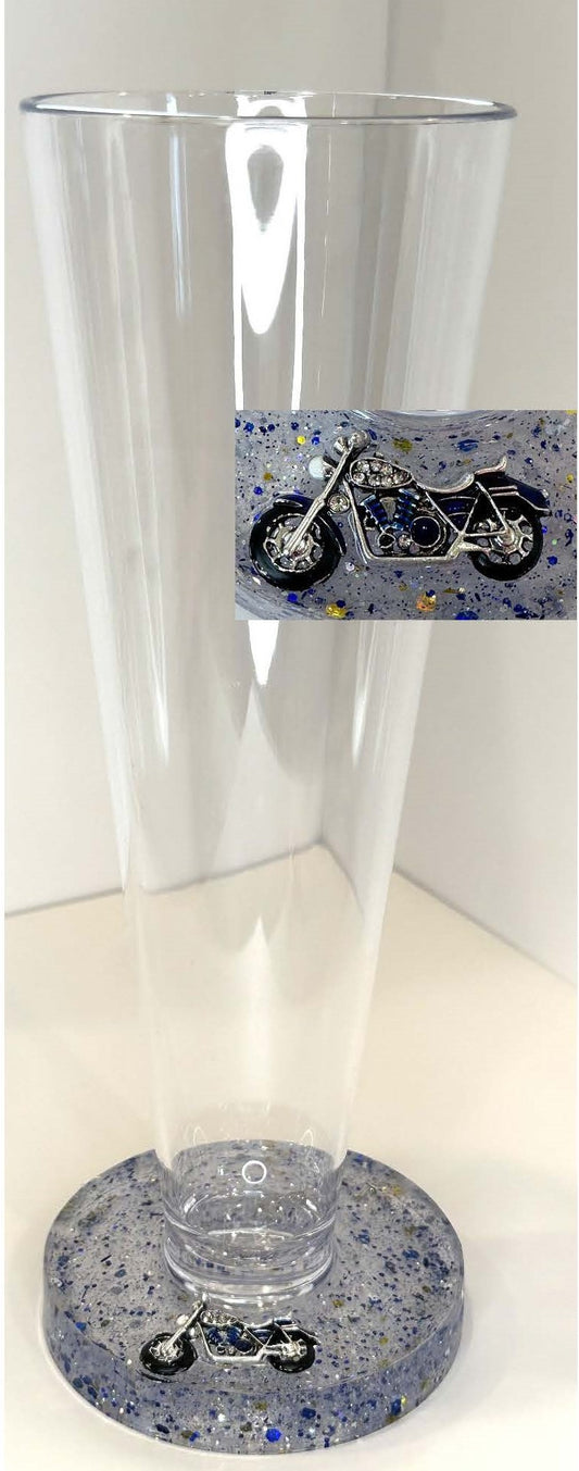 0003 Beer pilsner blue motorcycle