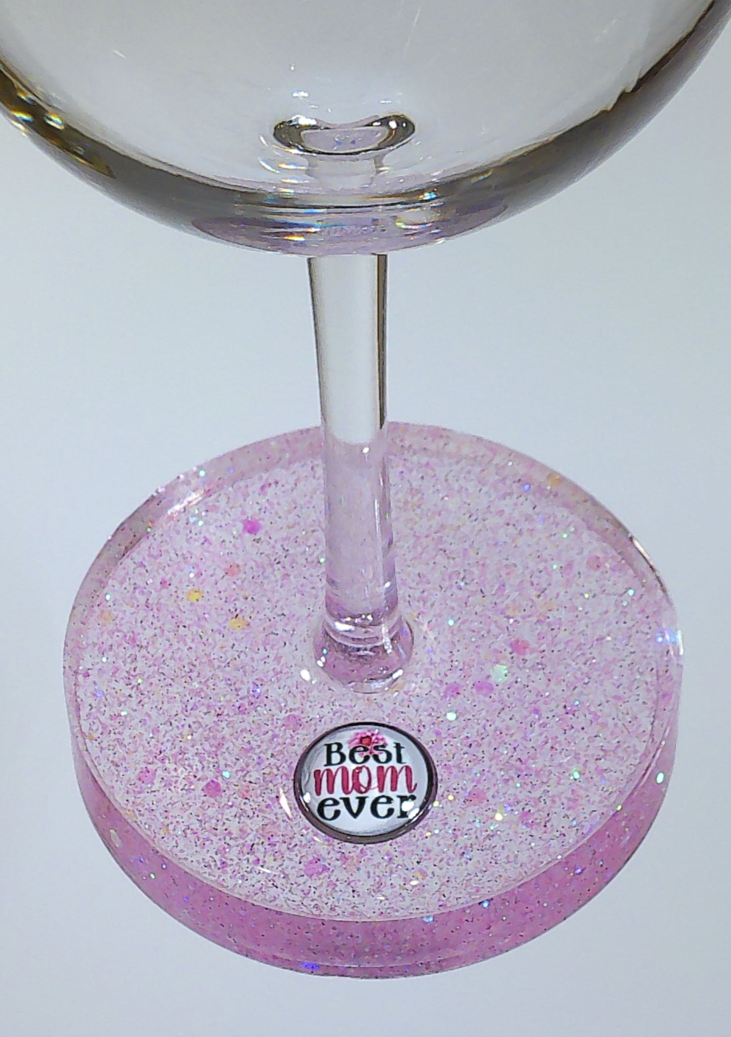 0091 Wine glass "Best Mom Ever"