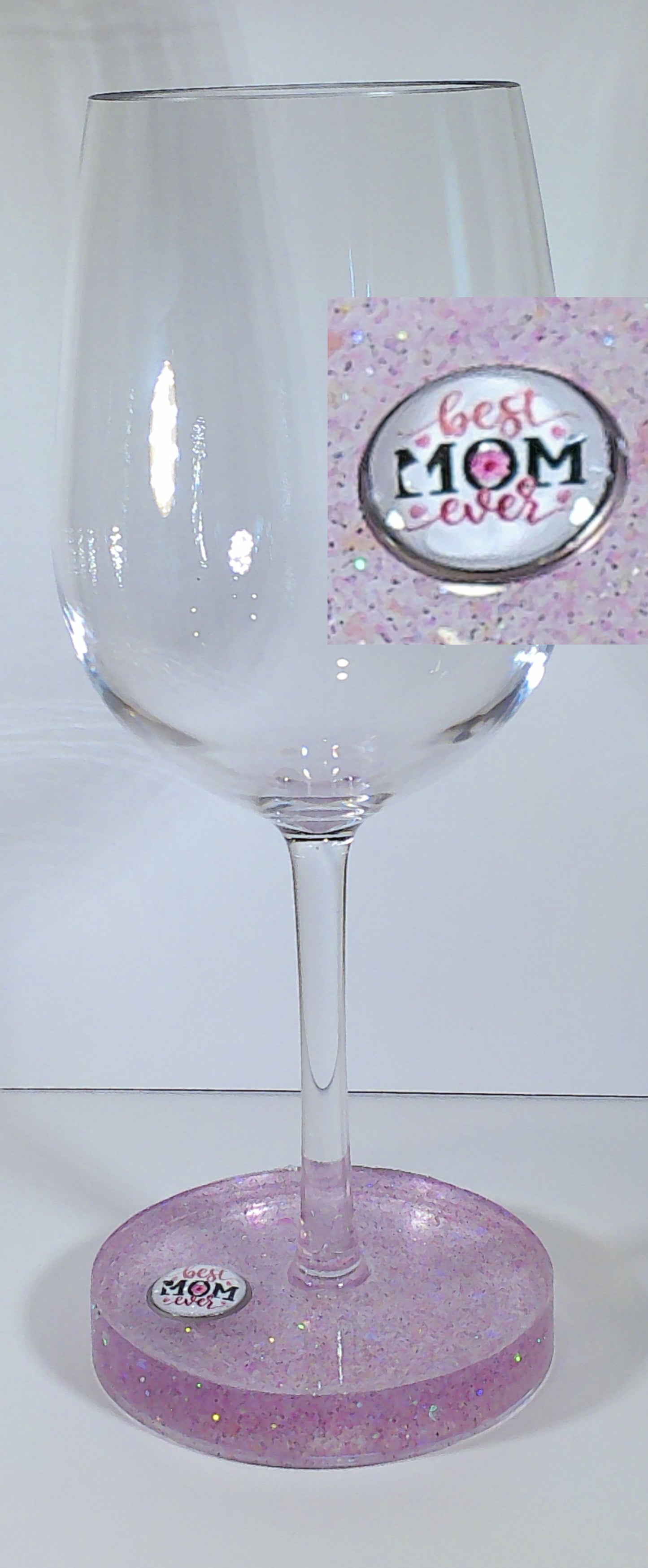 0092 Wine glass "Best Mom Ever"